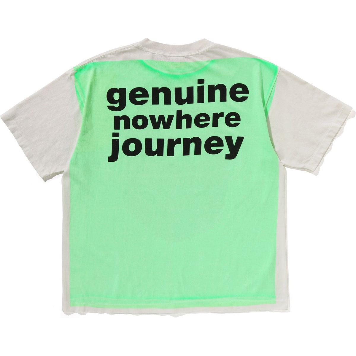 BAPE X SAINT MXXXXXX MAD FACE HANDPRINTING TEE MENS