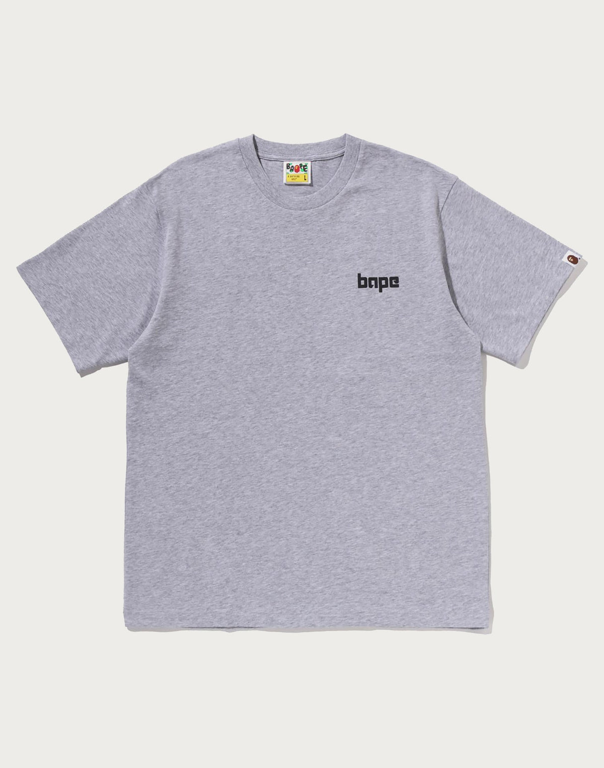 A BATHING APE LOGO TEE MENS