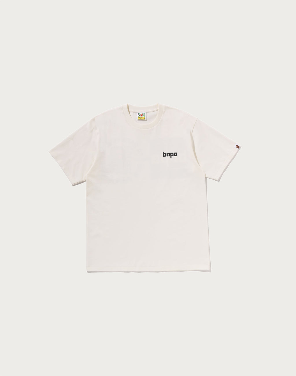 A BATHING APE LOGO TEE MENS