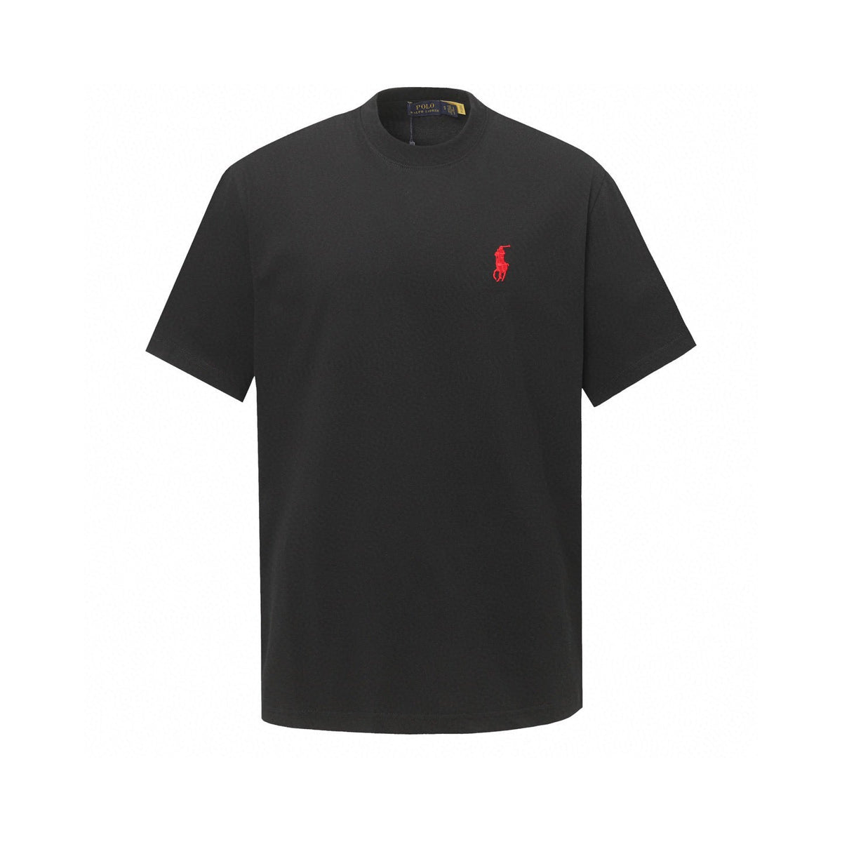 Ralph Lauren Men's White Crew‑Neck Short‑Sleeve Embroidered Pony T‑Shirt