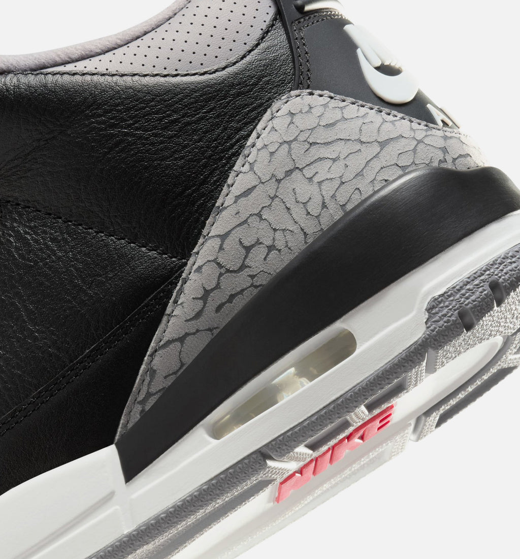 Air Jordan 3 Retro Black Cement Men's Lifestyle Shoe