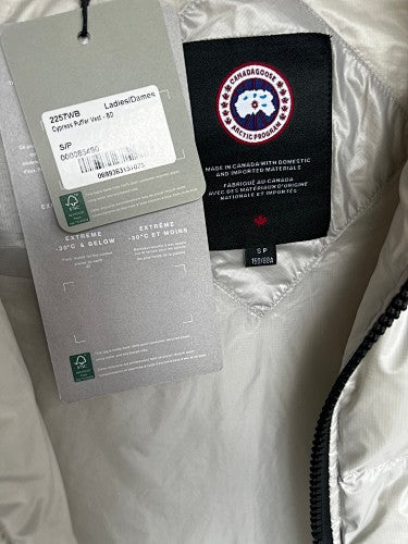 Canada Goose Cypress Women's Silver Grey Puffer Vest