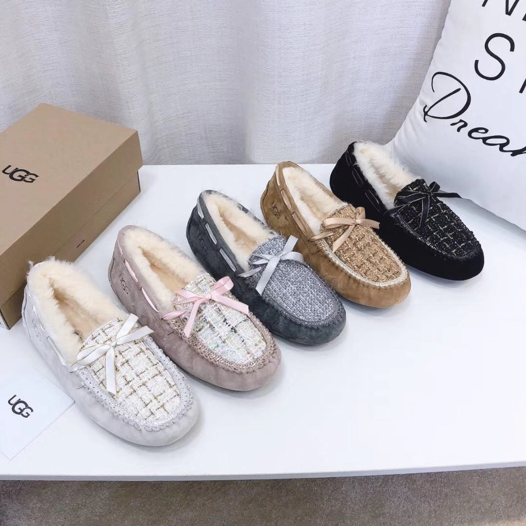 Chestnut Chanel-Style Driving Loafers — Sophisticated & Chic | New Arrival | In Stock