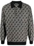 MISBHV logo-jacquard polo jumper
