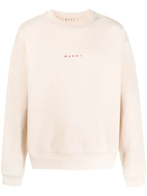 Marni logo-print crew-neck sweatshirt