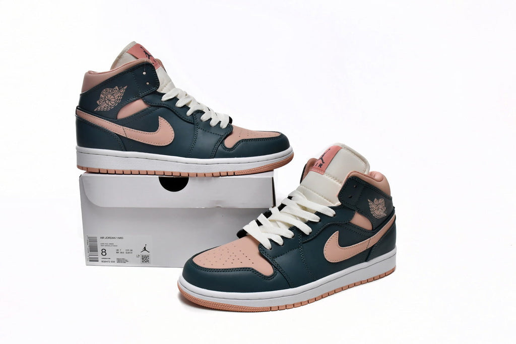 Air Jordan 1 Mid Dark Teal Green Reps Sneaker Reps Sneaker BQ6472-308