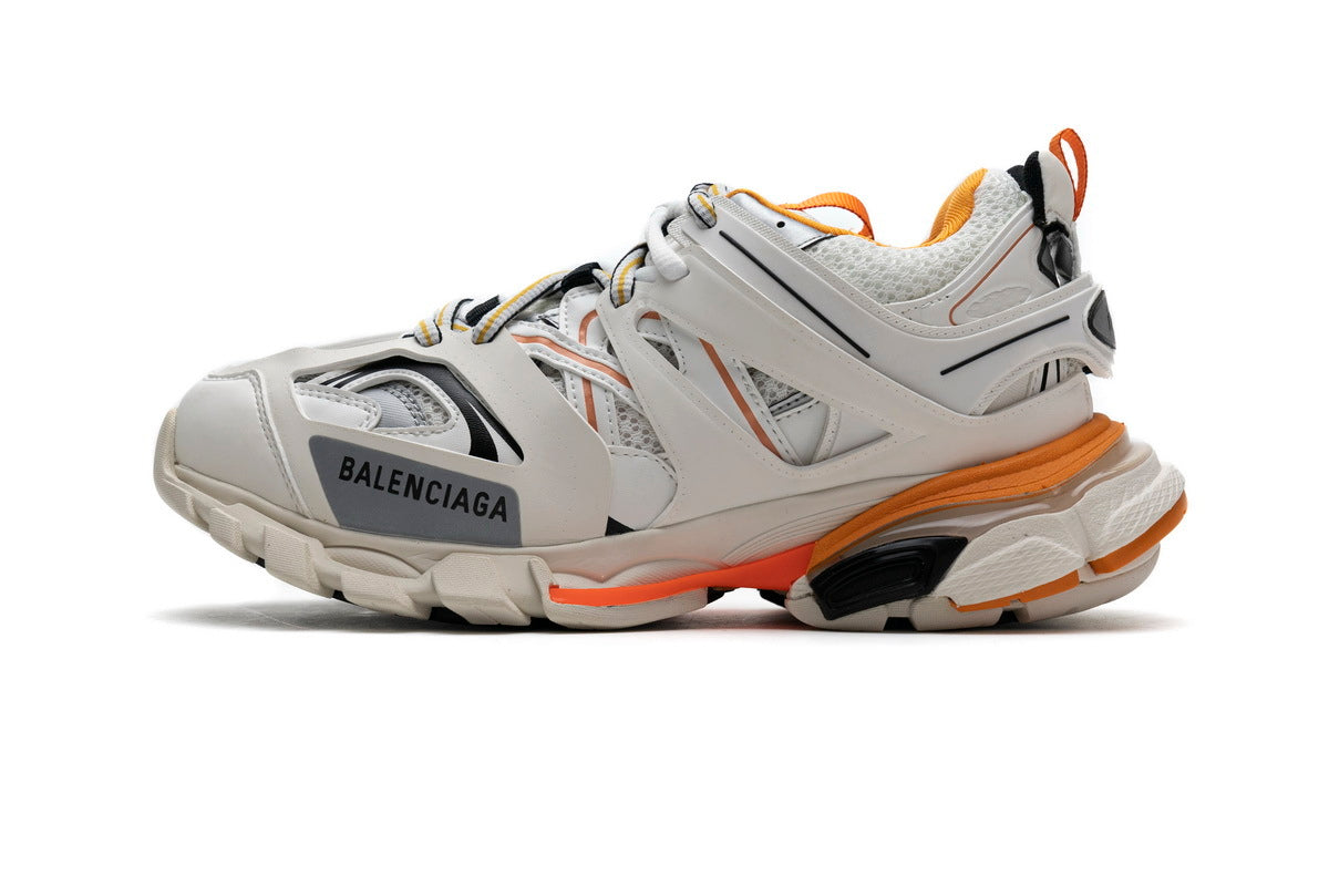Balenciaga Track LED White Orange 542436 W1GB7 9059/542436W1GB79059