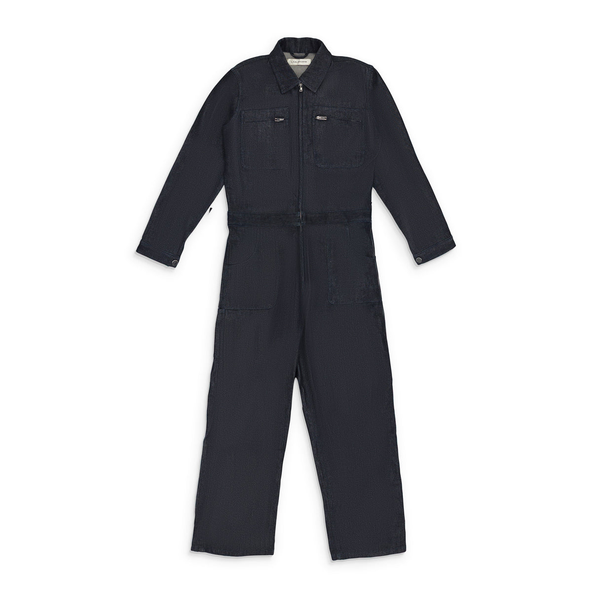BLUE DENIM RELAXED JUMPSUIT