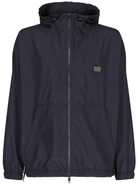 Dolce & Gabbana logo-plaque zip-fastening jacket