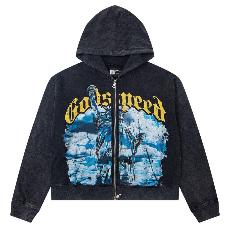 Godspeed Chrome Liberty Zip Hoodies