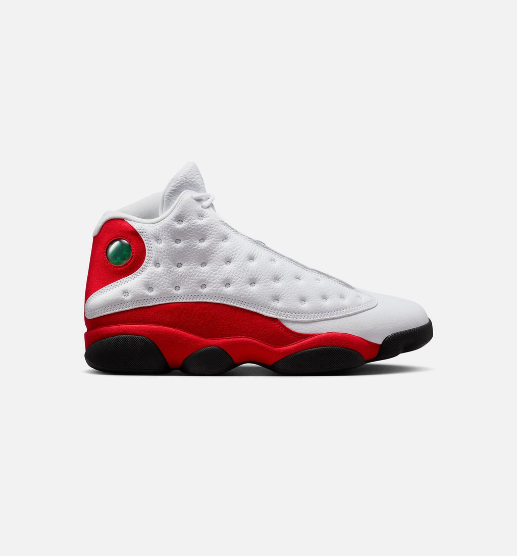 Air Jordan 13 Retro White and University Red Men's – White/Black/True Red