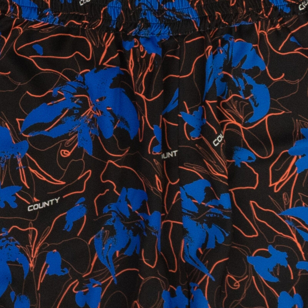 Marcelo Burlon County Flowers Boxer Shorts - Black/Blue