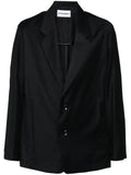 Attachment single-breasted blazer
