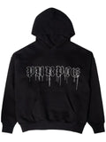 Purple Brand Crystal Gothic Drip hoodie