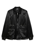 Black Comme Des Garçons satin jacket