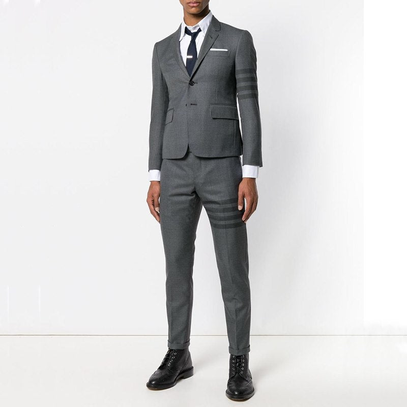 Men's Classic 4 - Bar Jacket - Heritage Tailoring - Signature Details | Thom Browne