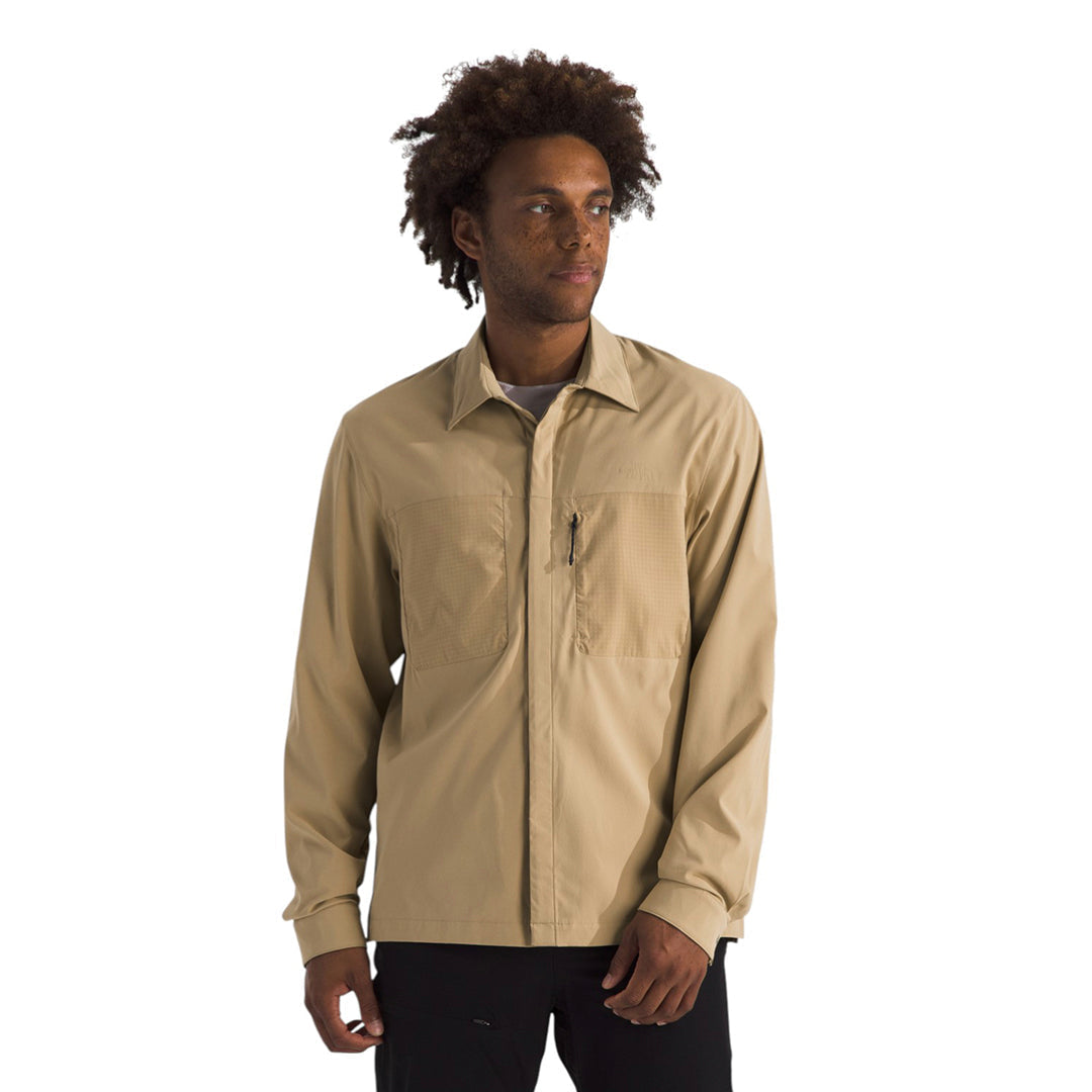 Camisa Lightrange Hike para hombre color beige