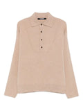 Jacquemus buttoned polo-neck sweater