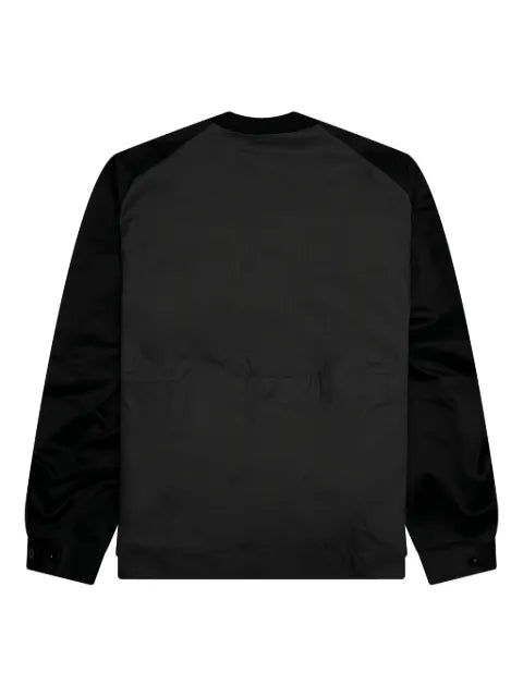 sacai panelled-design sweater