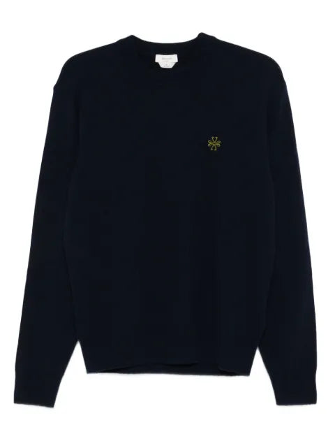 Jacob Cohën logo-embroidered crew-neck sweater
