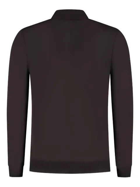 Marco Pescarolo half-zip polo-neck sweater