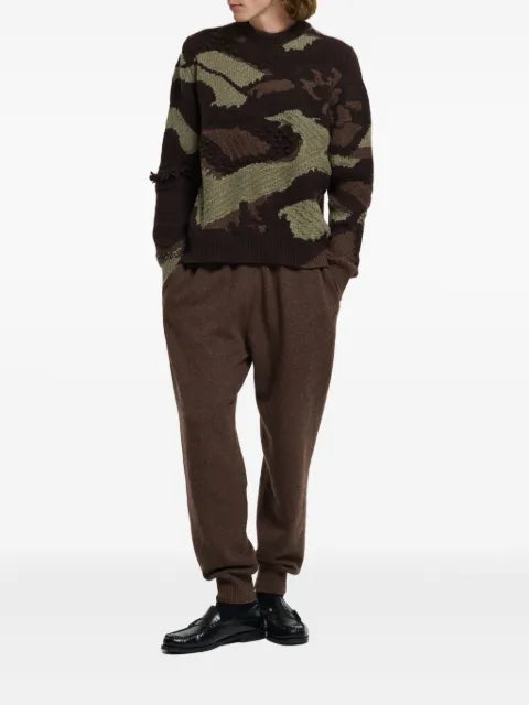 Barrie intarsia-knit sweater