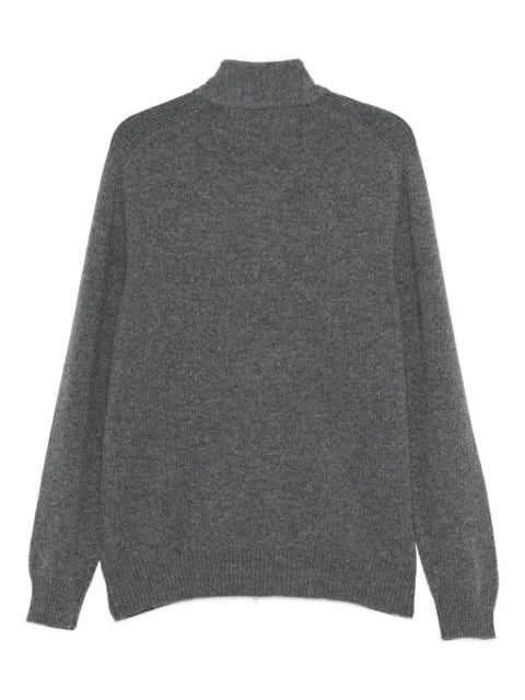 Gran Sasso high-neck buttoned cardigan