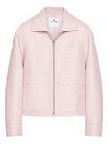 Courrèges double-pocket leather jacket