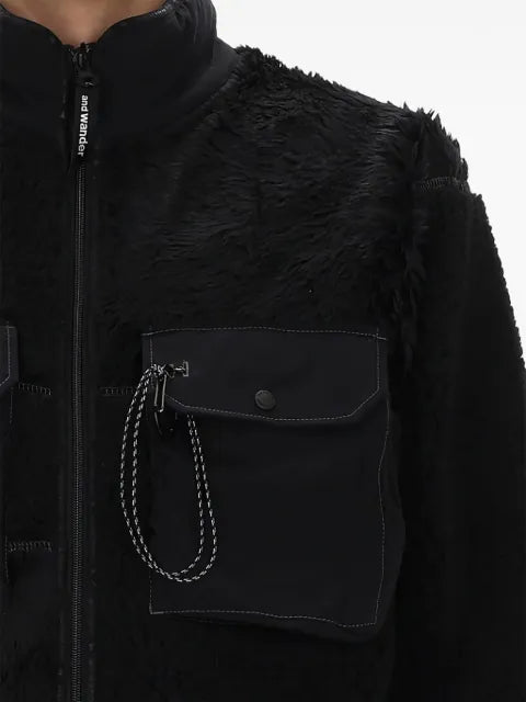 and Wander Boa zip-up jacket