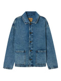American Vintage Joybird patch-pocket denim jacket