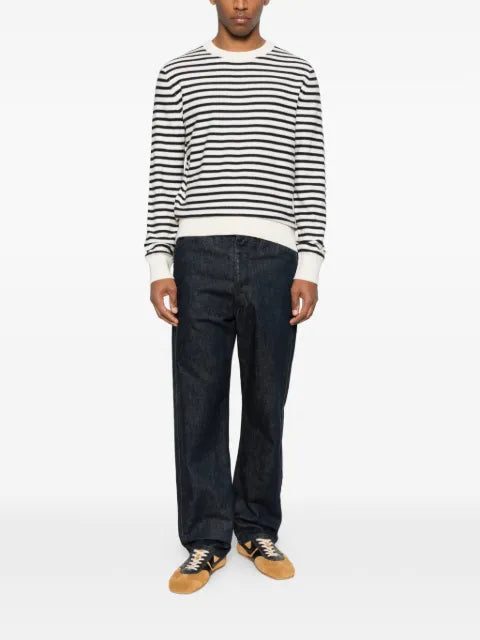 A.P.C. striped knitted sweater