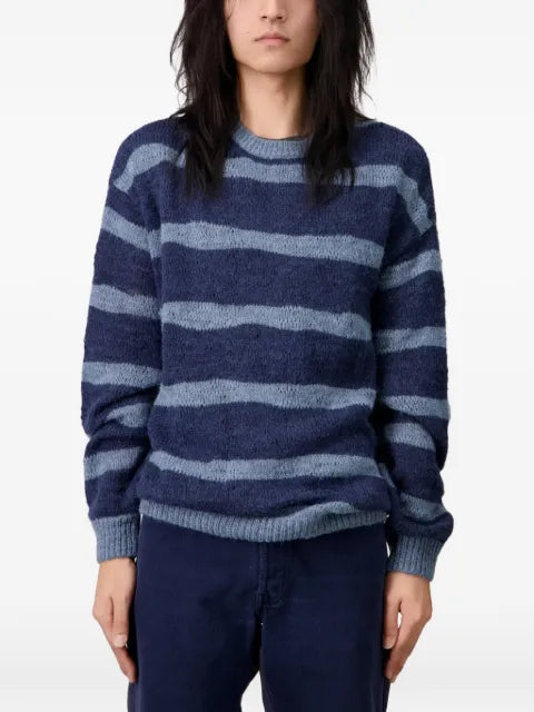 COOR stripe-pattern sweater