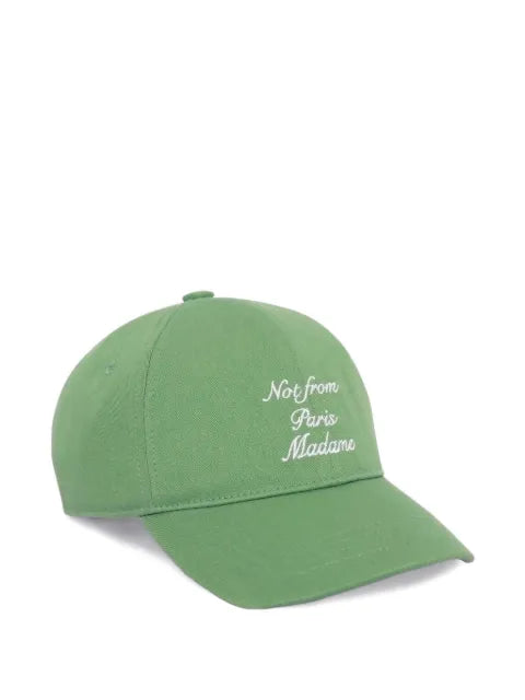 Drôle De Monsieur slogan-embroidered baseball cap