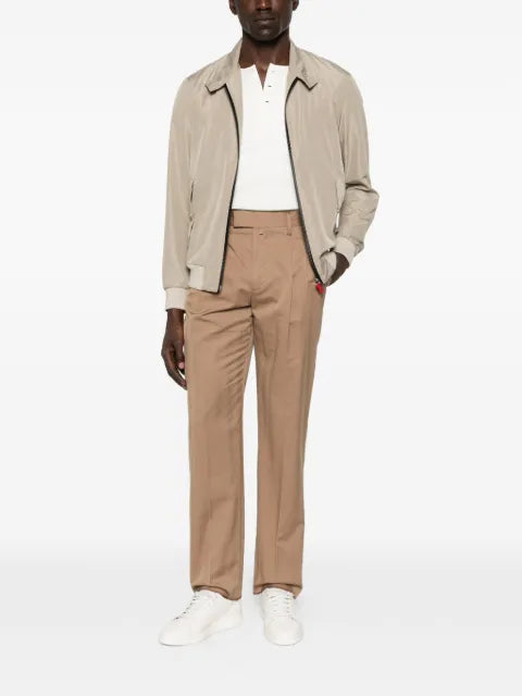 Kiton bomber jacket with zip fastening