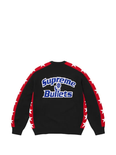 Supreme x Mitchell & Ness NBA star-intarsia sweater