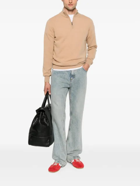SERGIO MORETTI FIRENZE half-zip sweater