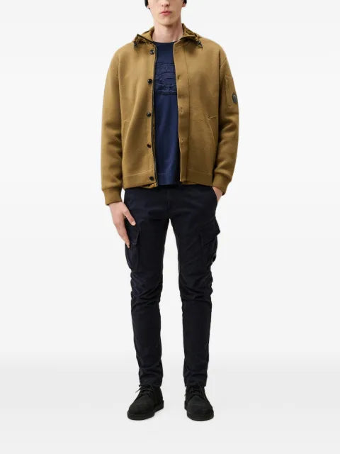 C.P. Company merino wool mixed reversible cardigan