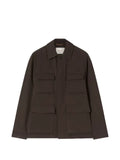 RETORI Sahariana pocket-details linen jacket
