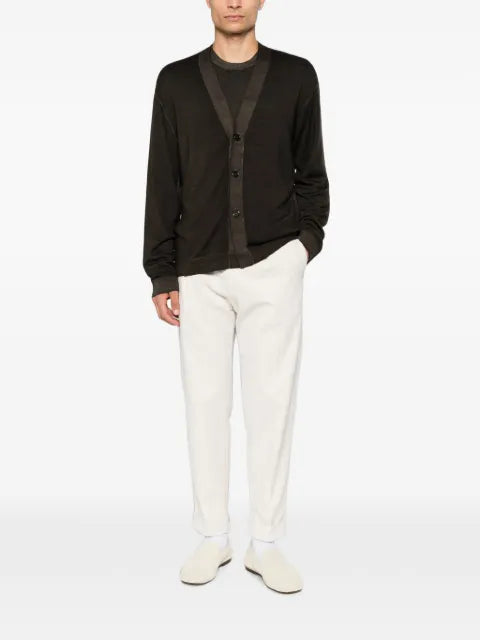 Emporio Armani V-neck virgin-wool cardigan