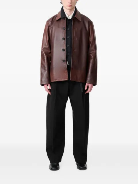 Studio Nicholson Landau leather jacket