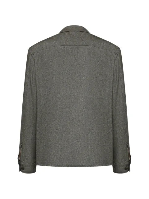 Eleventy flap-pocket shirt jacket