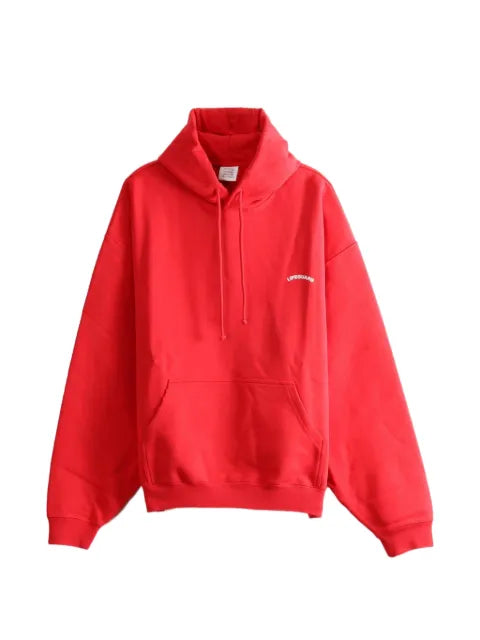 VETEMENTS logo-print drawstring hoodie