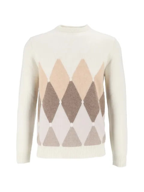 Ballantyne argyle-intarsia sweater