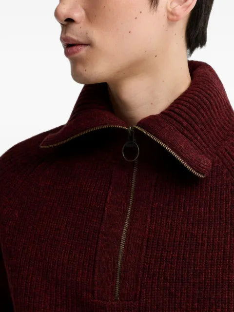Barbour Riggbay wool half-zip sweater