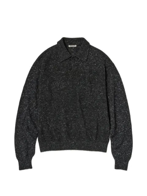 Auralee cashmere nep-knit sweater