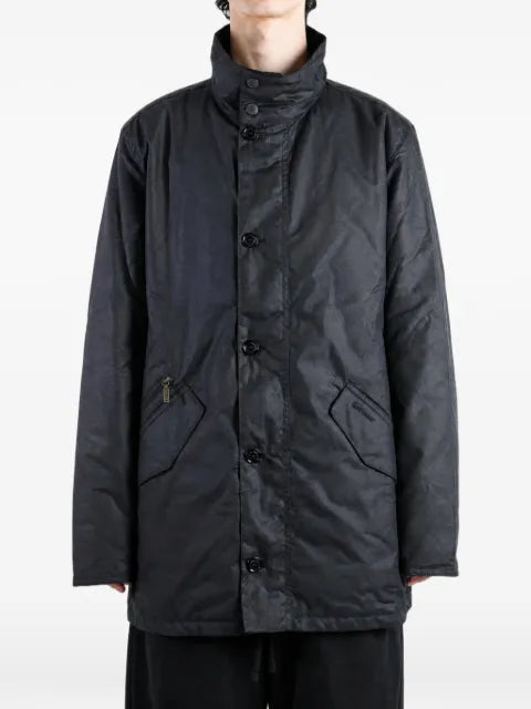 Barbour Powell waxed-cotton high-neck jacket