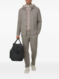 Boggi Milano shacket herringbone wool