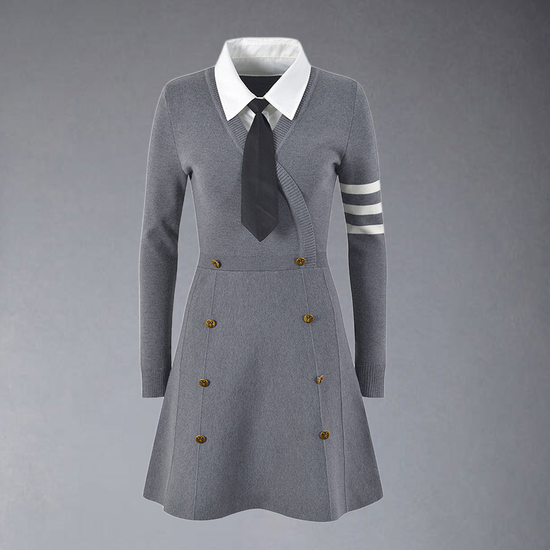 Women's Collared Double-Breasted Dress | Thom Browne