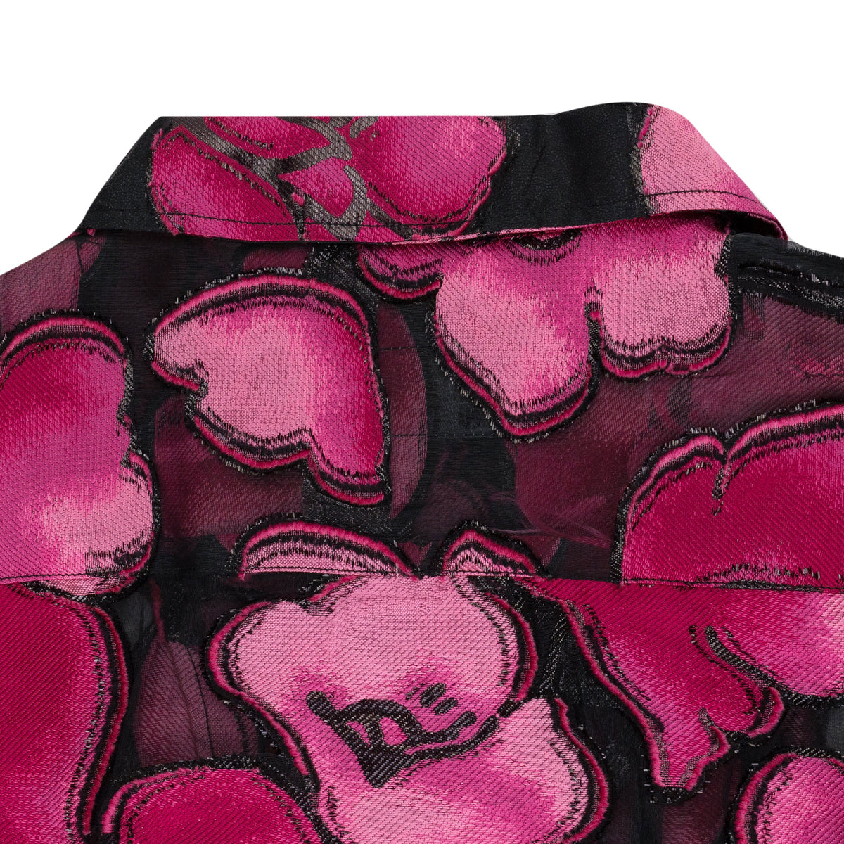 Pink Floral Camp Shirt