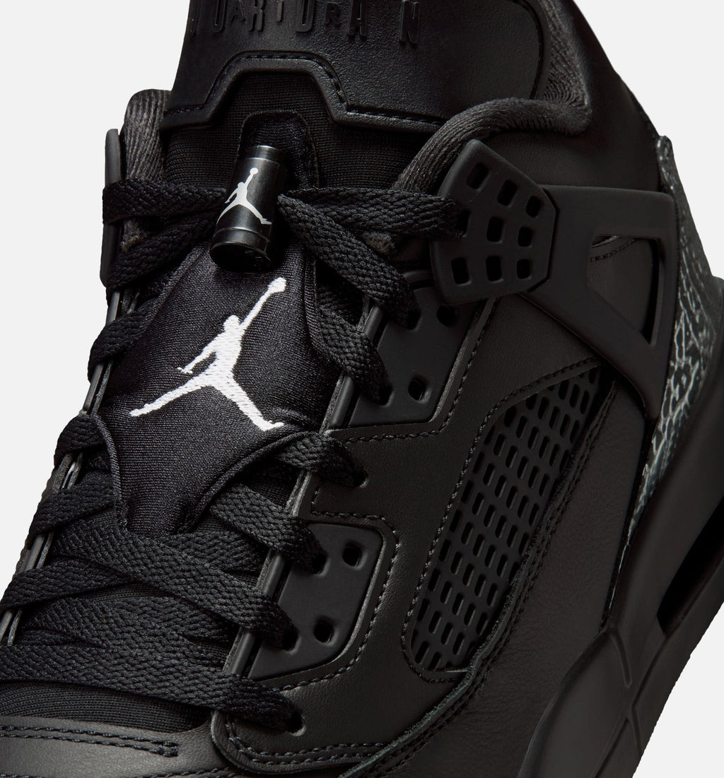 Spizike Low Men's Basketball Shoes | Black / Metallic Silver